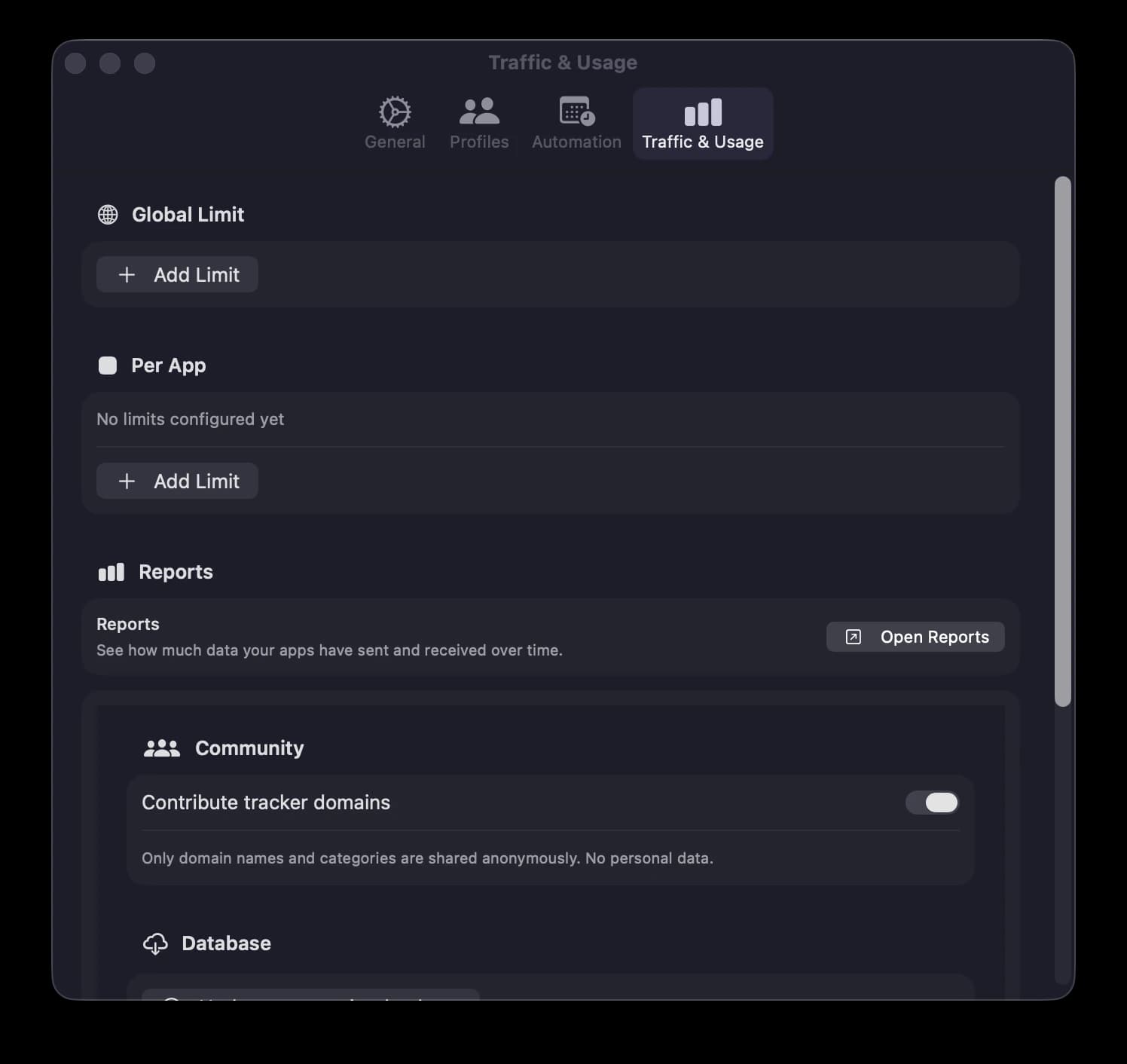 Data Limits