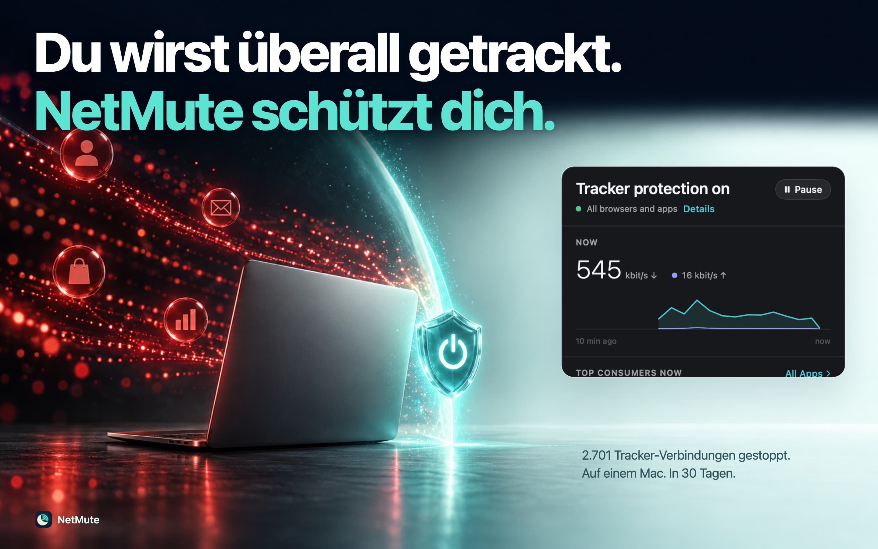 Überall getrackt: der Schutz in der Menüleiste