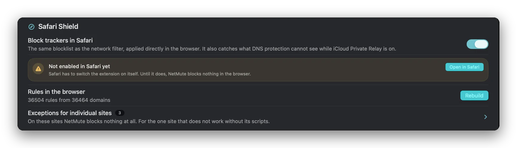 Safari Shield